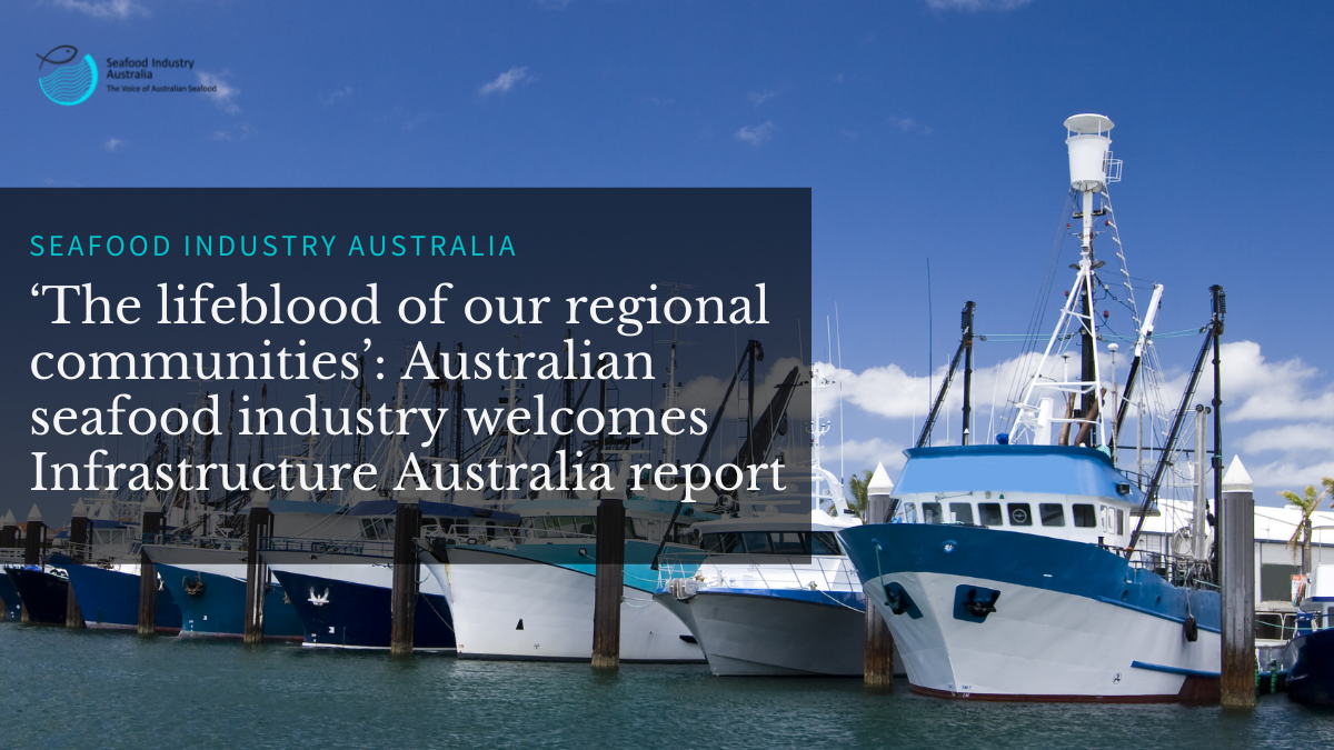 ‘The lifeblood of our regional communities’: Australian seafood industry welcomes Infrastructure Australia report