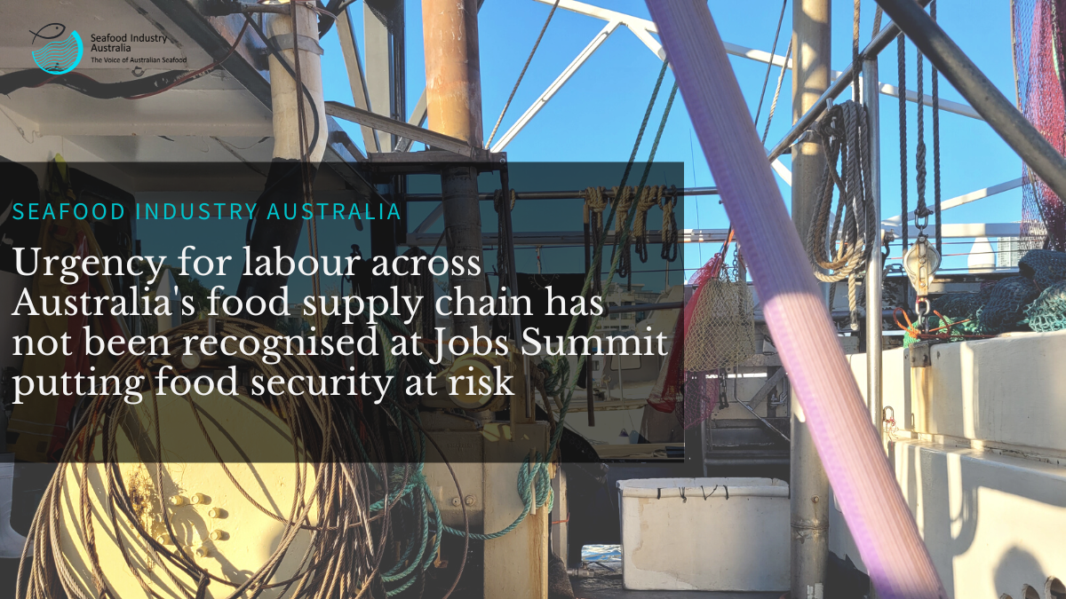 You are currently viewing URGENCY FOR LABOUR ACROSS AUSTRALIA’S FOOD SUPPLY CHAIN HAS NOT BEEN RECOGNISED AT JOBS SUMMIT PUTTING FOOD SECURITY AT RISK
